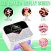 Rechargeable UV LED Nail Lamp, Cordless Nail Dryer for Gel