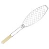 QWORK 2 Pack Stainless Steel Fish Grill Basket with Detachable