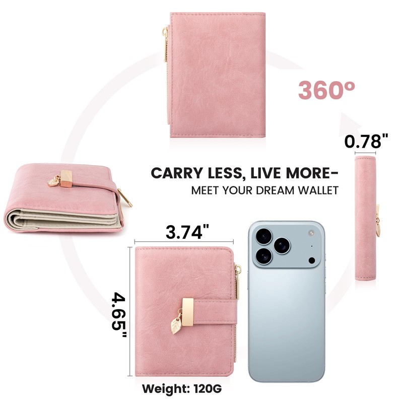 Pomelo Best Wallet Women Large Capacity Bifold Wallets for Women
