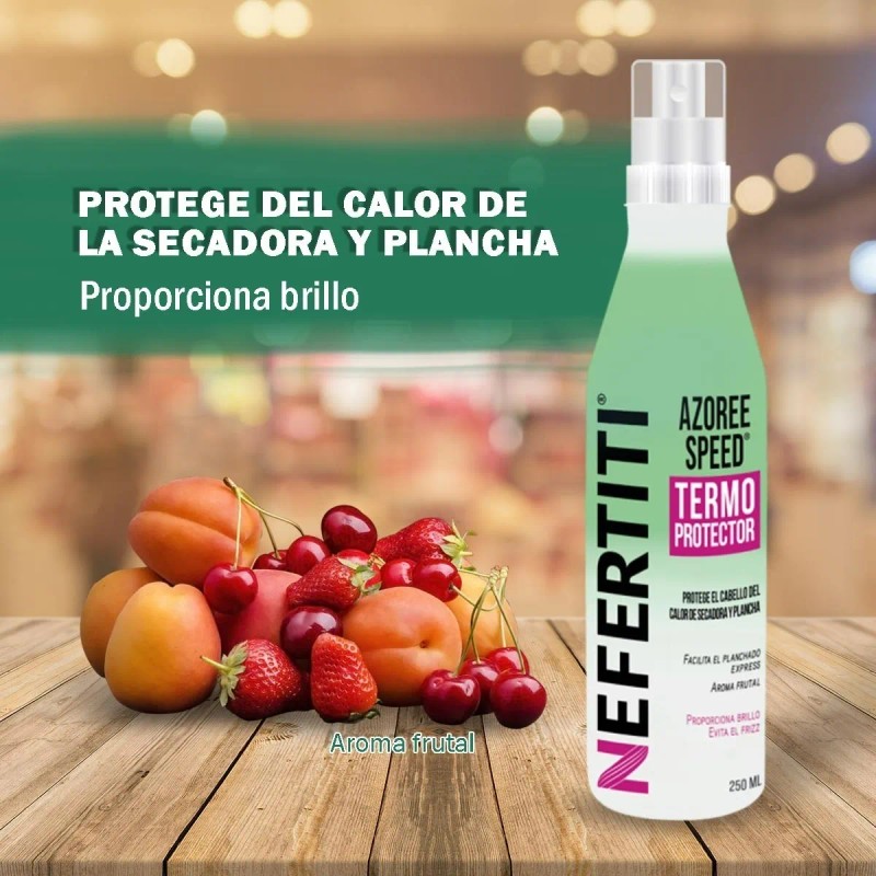 Tratamiento Termoprotector Nefertiti Azoree Speed Anti Frizz 250ml