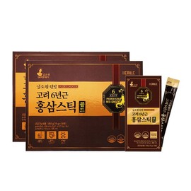 김소형원방 고려6년근 홍삼스틱골드 30포 X 2박스 명절 부모님 선물 Kim So-hyung Wonbang 6-Year-Old Red Ginseng Stick Gold 30 Packs X 2 Boxes Holiday Gift for Parents