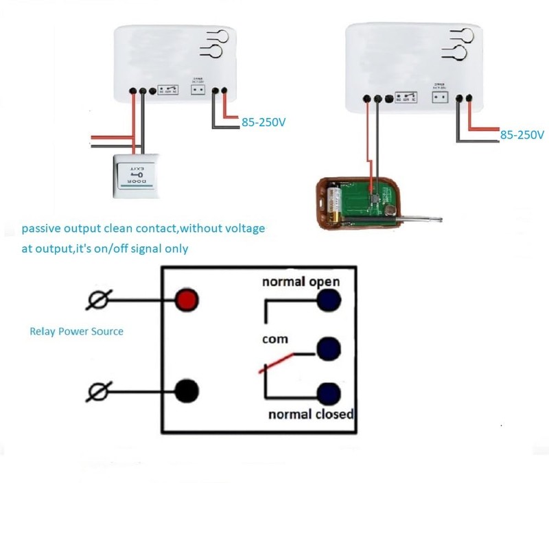 MHCOZY 1 Kanal 85-250V ZigBee Smart Relay Schalter, einstellbarer Selflock-