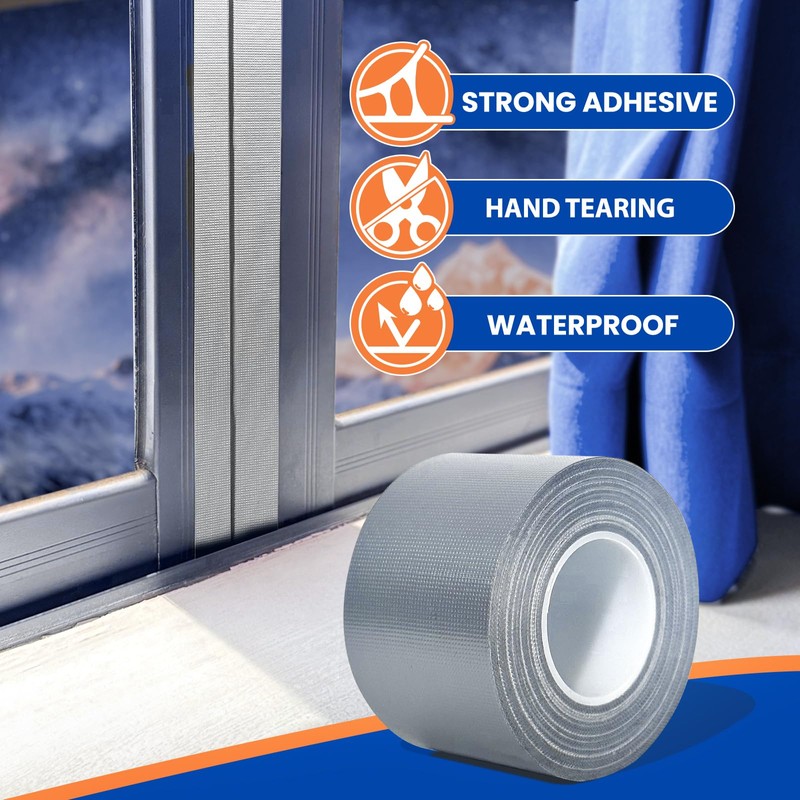 Silver Window Weather Sealing Tape,Window Draft Isolation Sealing Film Tape,Window
