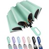 Seniny Travel Umbrella with Carabiner Handle, Automatic Windproof Large Umbrellas