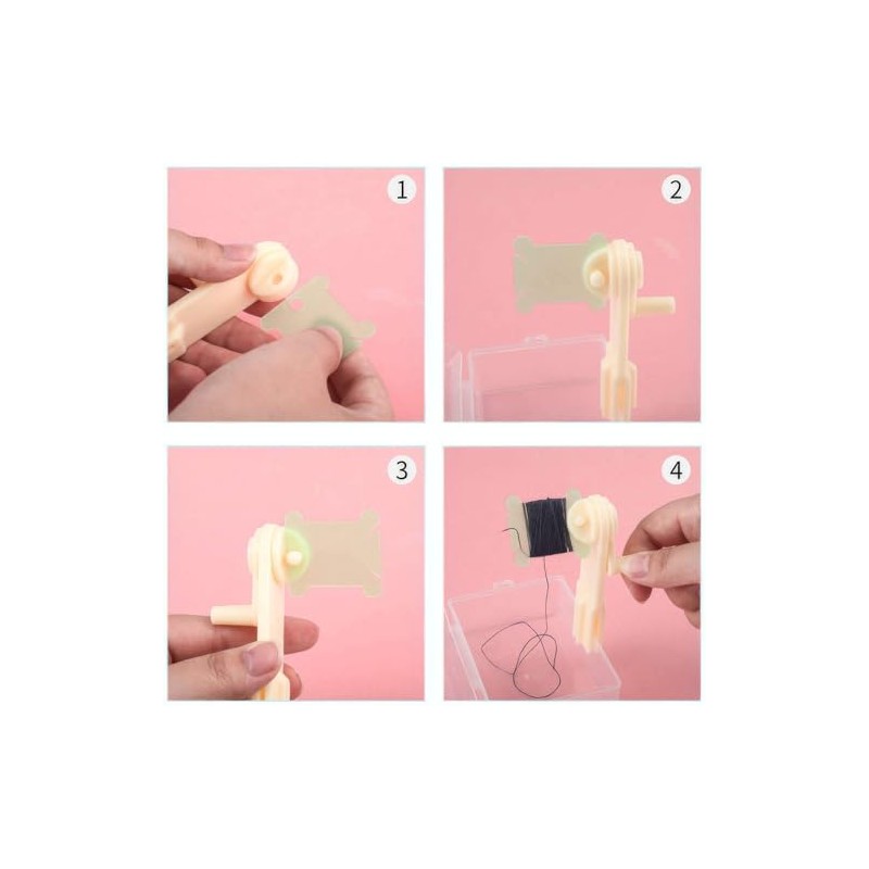 Embroidery Floss Organiser Box Set, 36 Compartments Storage Case, 150