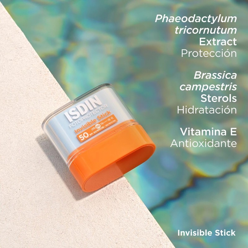 Isdin Fotoprotector En Barra Acabado Invisible Spf 50, 10gr