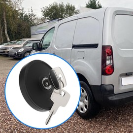 OTOTEC Tankdeckel für Auto Benzin Diesel Abschließbar POLC10106 Kompatibel mit Peugeot Partner 2008–2015 mit Schlüssel