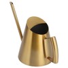 Stainless Steel Watering Can Sprinkle Pot Long Mouth Garden Flowers