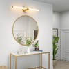 Gednbo Dimmable Gold LED Bathroom Vanity Lights Fixtures Over Mirror