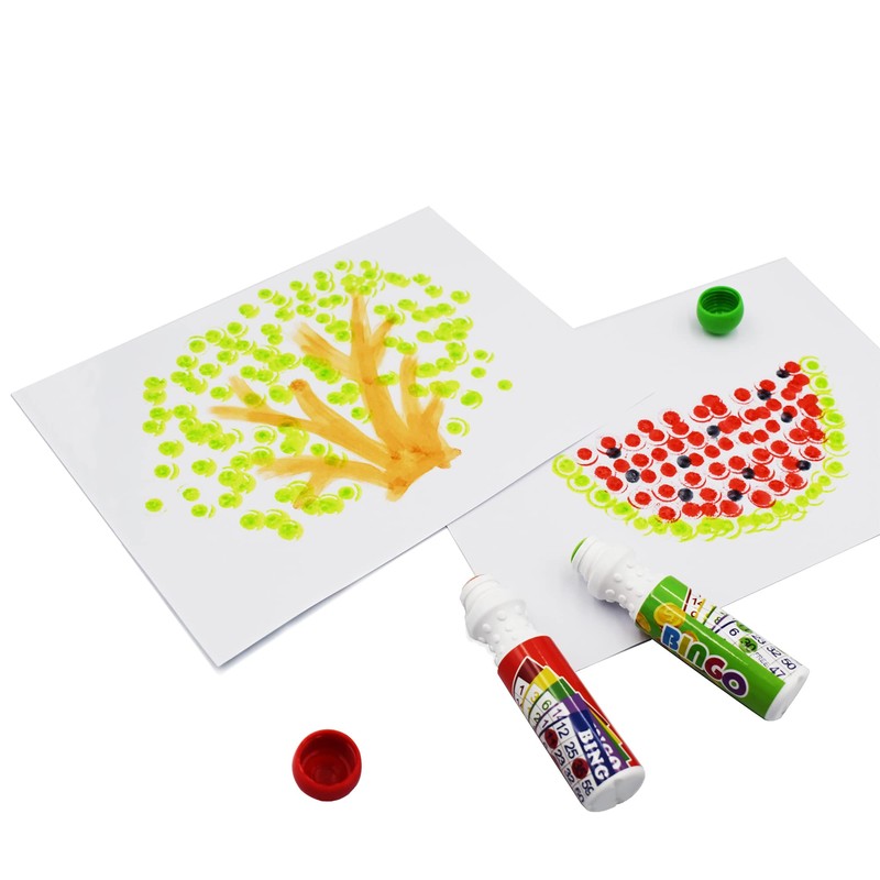 Yuanhe Bingo Daubers Dot Markers - Mixed Colors Set of