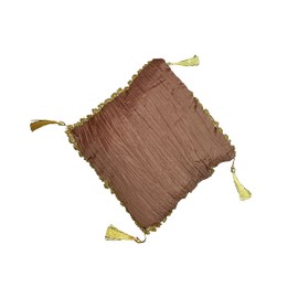 DRW Brown Cushion for Figurines, Baby Jesus etc. 30 x 30 x 3 cm; 42 cm Diagonal