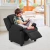 HONEY JOY Kids Recliner, 2-in-1 Toddler Lounge Chair with Armrest