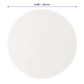 CHUIFAI 300 Sheets of Baking Paper, Round, 30 cm, White Parchment Paper, Greaseproof Baking Paper Cuts, Non-Stick Baking Paper, Wax Paper, Round Parchment Paper for Baking Cakes, Pizza, Grill