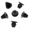 Unbranded Black Rubber Side Cover Grommets For Harley Ultra Limited