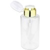 10oz Gold Push-Down Dispenser Bottle - 1 Bottle - Empty