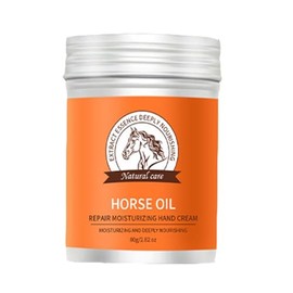 Grospe Crema De Aceite De Caballo Para Manos Secas Y Ásperas, Crema De Pies De Aceite De Caballo Que Evita Que Tu Piel Se Pele Y Se Agriete, Haciendo Que Tus Manos/Pies Sean Suaves Y