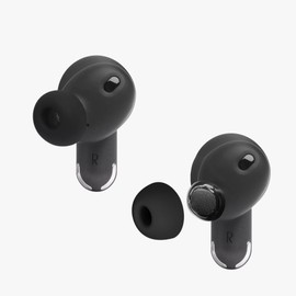 kwmobile 6X Replacement Ear Tips Compatible with JBL Tour Pro 2 - Silicone Tips for Earphones - Black