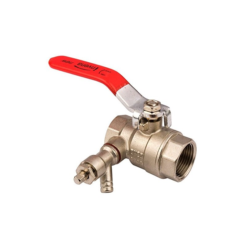 PLUMBING4HOME Inline Water Ball Valve 1/2" BSP Female x Female,