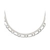 Lucky Brand Chunky Chain Layer Necklace, Silver, One Size