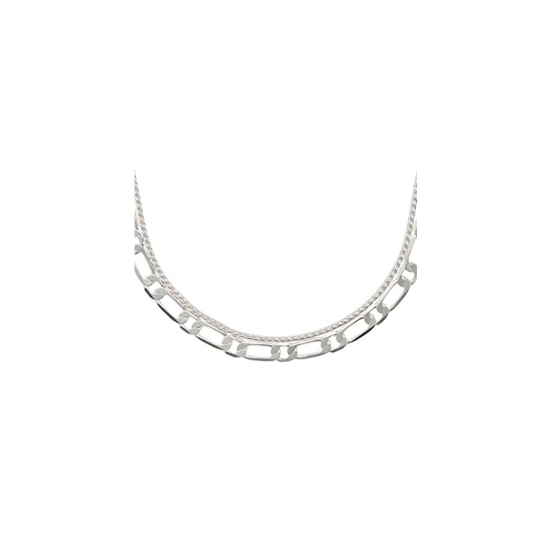 Lucky Brand Chunky Chain Layer Necklace, Silver, One Size