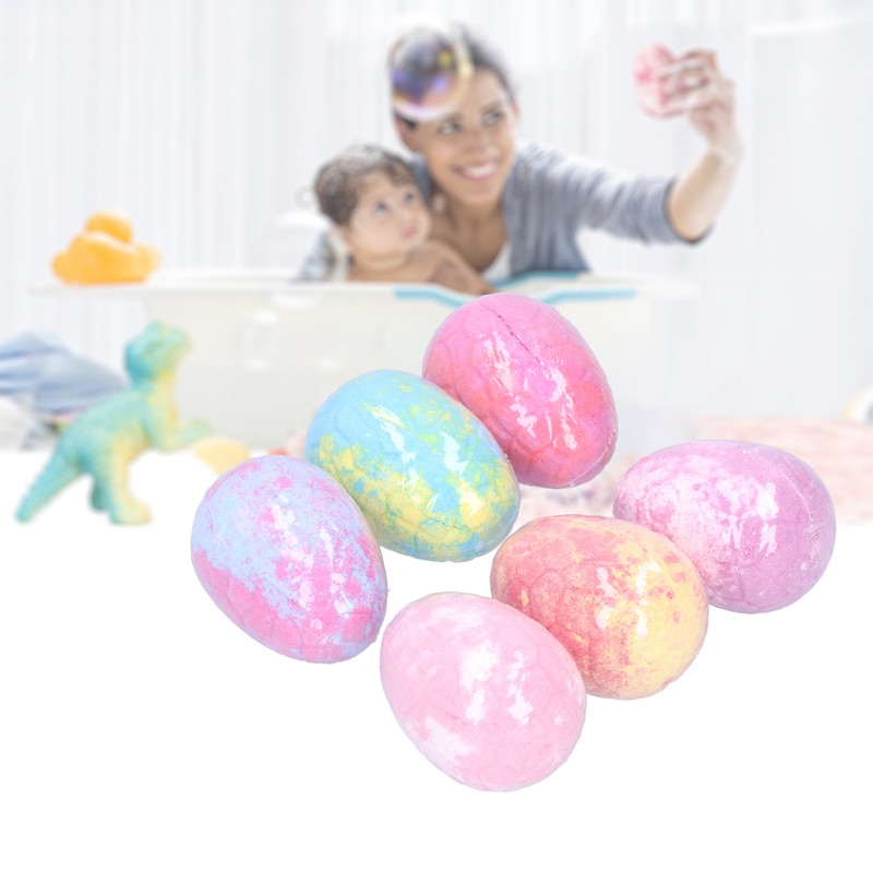 Dinosaur Egg Shaped Essential Oil Bath Salt Ball Plant Extract