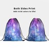 Purple Galaxy Drawstring Grip Bag - Starry Sky Grip Bags