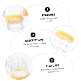 Housoutil Rat Cage Tunnel Hamster Tunnels Plastic Tube for Small Pets Hamster Cage Maze Connector External Supplies