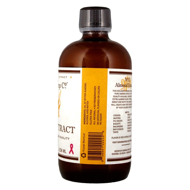Sonoma Syrup Co Pure Almond Extract, 8 fl oz