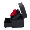 Red Rose Gift Box Soft Flocking Lifting Drawer Portable Jewelry