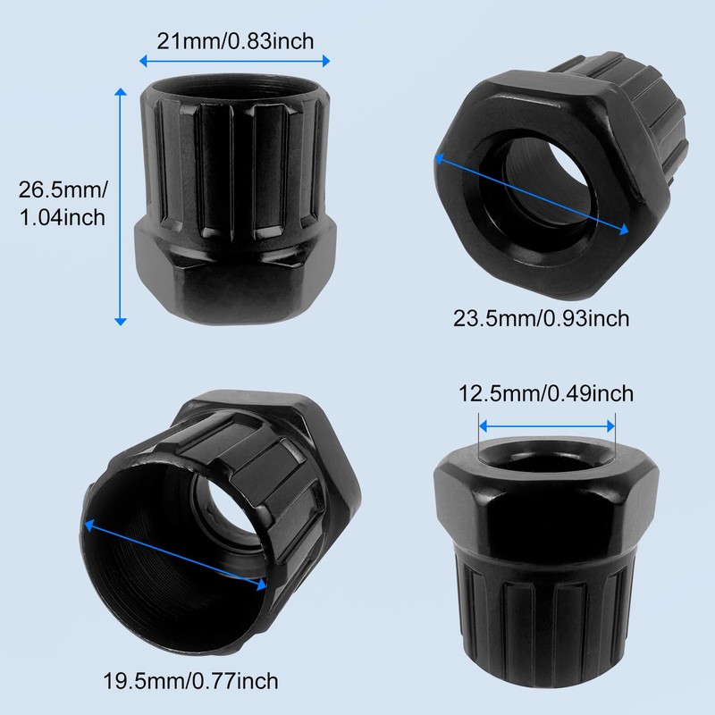 Lechengjia Pack of 4 Bicycle Cassette Tool for Removing Cassettes