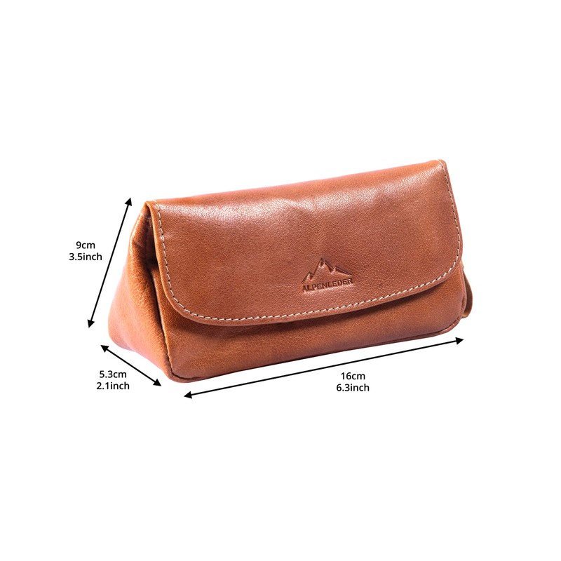 Alpenleder MICHL Pipe Bag (Handmade) Sustainable Organic Leather from Regional