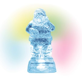 Department 56 Village Cross Product Accessories Ice Castle Santa Lit Figurine, 3.48 Inch, Multicolor