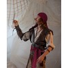 WooHand Pirate Costume Women Men 5Pcs Pirate Head Scarf Bandana