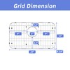 Large Stainless Steel Sink Grate 23" X 13",Sink Protector for