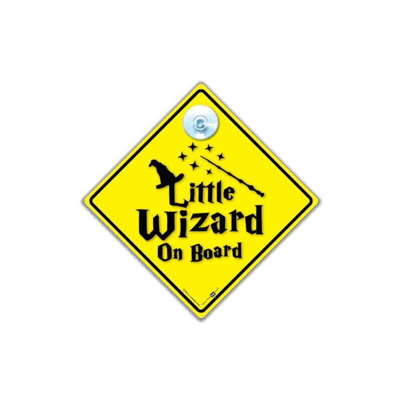 Little Wizard on Board Sign, Wizard Baby on Board Sign,