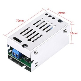 200W 7A 6-35V to 6-55V High Power Step Up Boost Converter Module with Aluminum Case