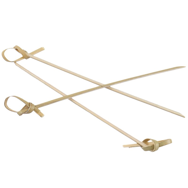 HONYUET 800 PCS 4 Inch Bamboo Knotted Cocktail Sticks, 12