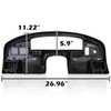 PIT66 Dash Panel Bezel Cover Compatible with 1992-1997 Ford F150