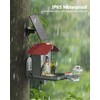 Smart Bird Feeder with Camera Outdoor: Solar Birdfeeder Cam for