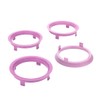 LST 4 x Centring Rings Distance Rings Purple for Alloy