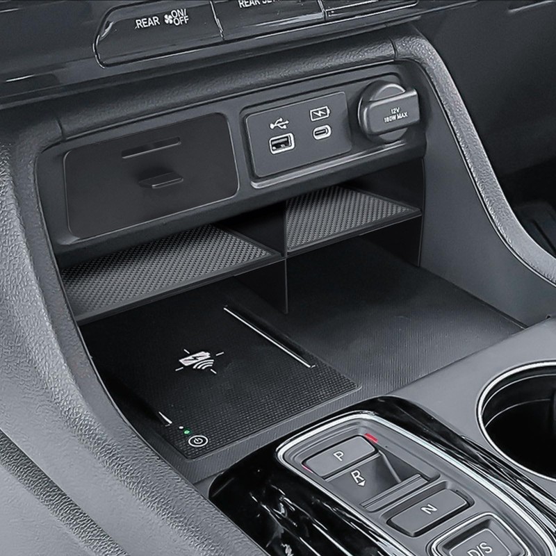 HGWEI 2pcs Center Console Organizer Compatible with Honda Pilot 2023-2025/2026