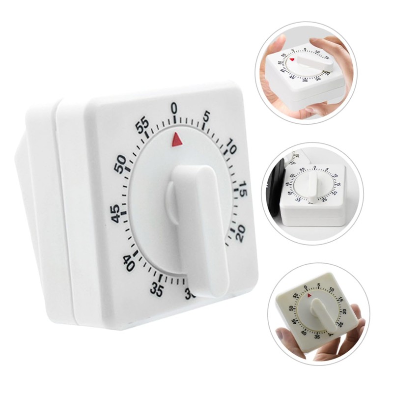 FUNOMOCYA Mechanical Kitchen Timer Countdown Tool Portable Reminder for Cooking