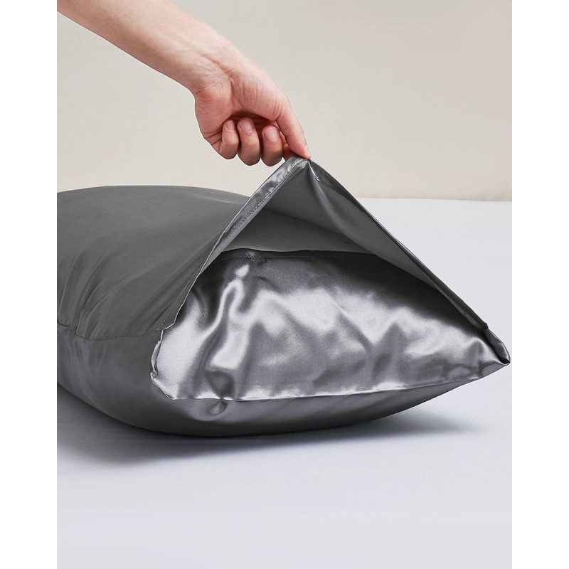 Satin Pillow cases 2 Pack Pillowcase for Hair and Skin