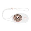 Neck Fan USB Rechargeable Battery 3 Speed Portable Handheld Vertical
