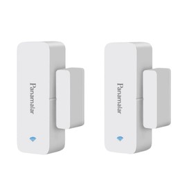 Panamalar Wireless Door Window Sensor, Low Energy Door and Window Alarm Compatible with Alexa, Car Detection Suitable for Doors, Windows and Cupboards, Homes and Office