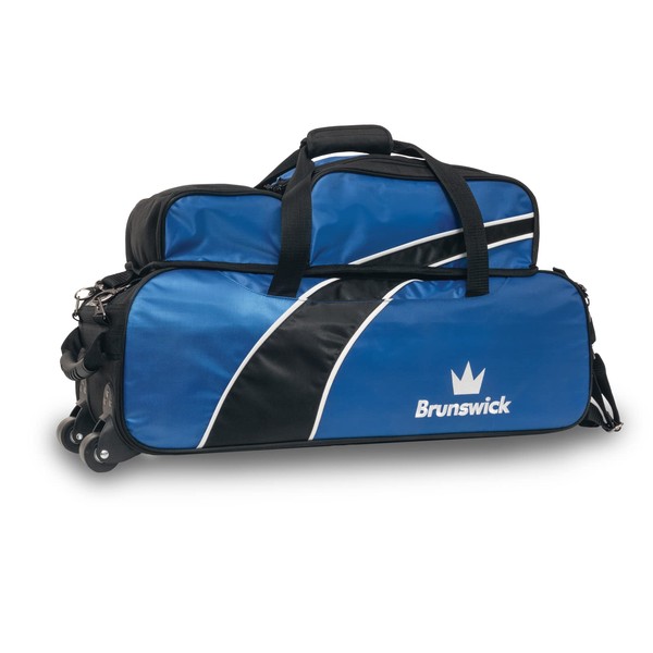 Brunswick Edge Tournament Triple Tote Bowling Bag - With Shoe