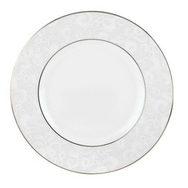 Lenox Venetian Lace Accent Plate, White