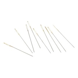 100 Piezas De Aguja For Bordar Ojos Grandes 24#