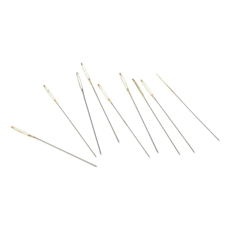 100 Piezas De Aguja For Bordar Ojos Grandes 24#