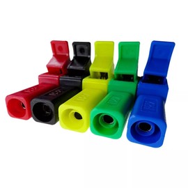 5 PCS Heavy Duty Alligator Clip Five Colours Insulated Crocodile Clip Opening 30mm With 4mm Banana Socket